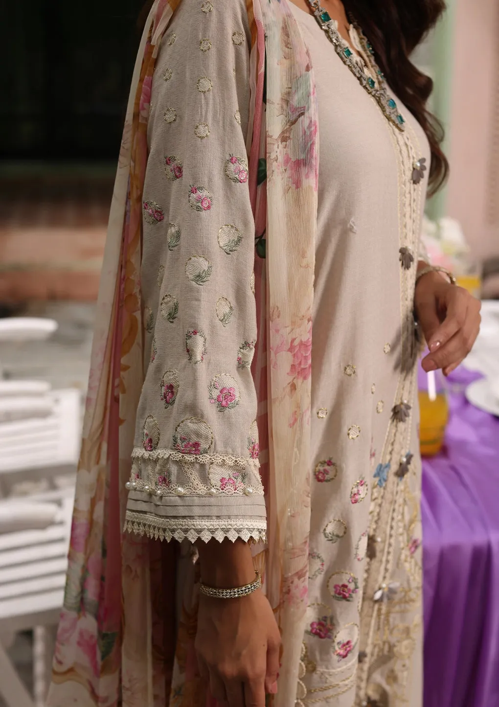 ELAF | LUXE BY ELAF 2023 - Luxury Embroidered Collection |ELJ-01A CECELIA