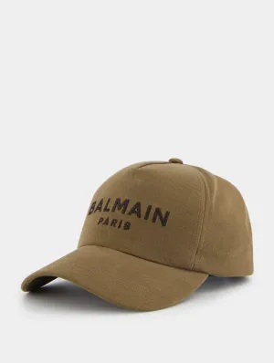 Embroidered Logo Cotton Cap