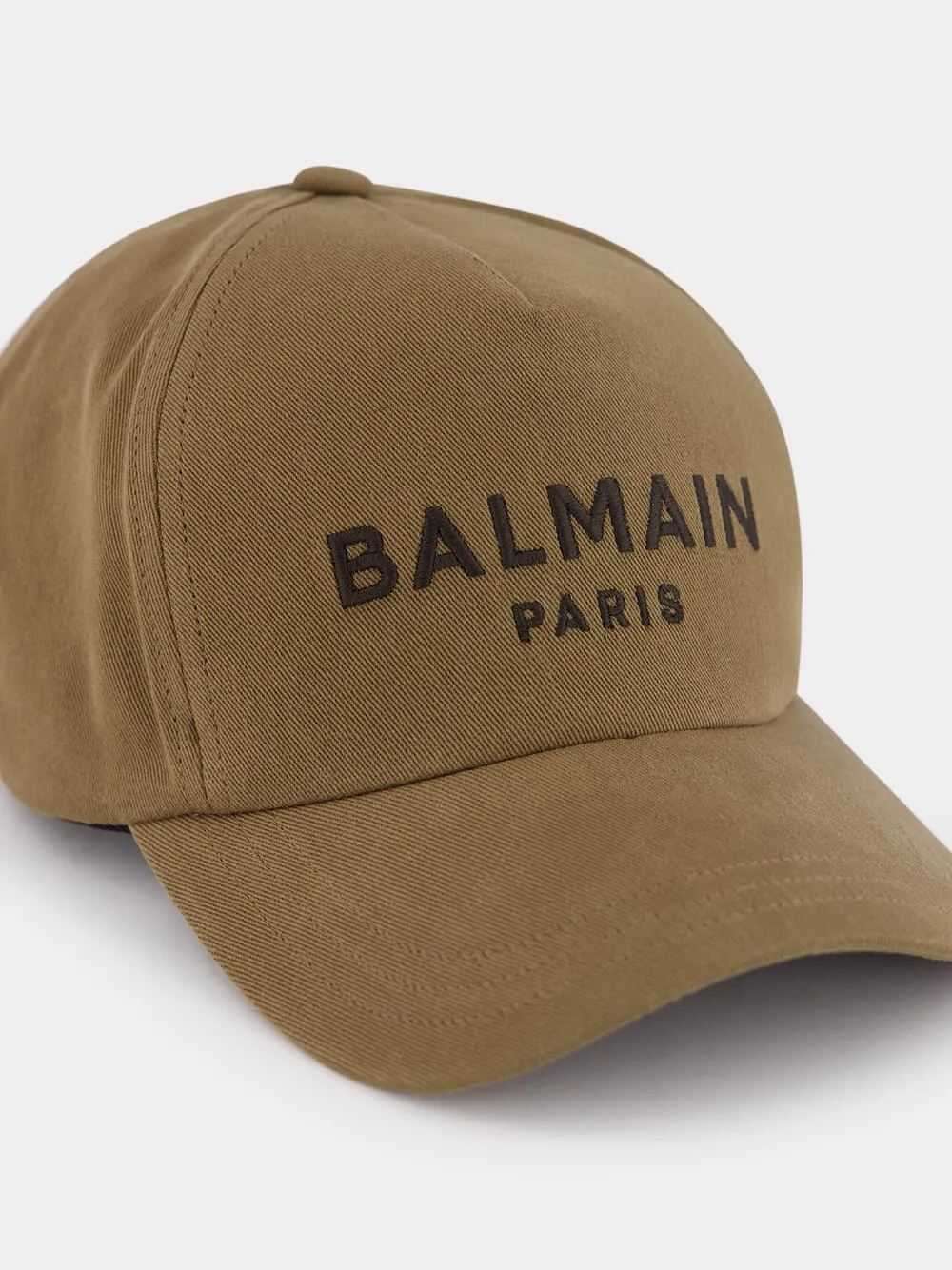 Embroidered Logo Cotton Cap