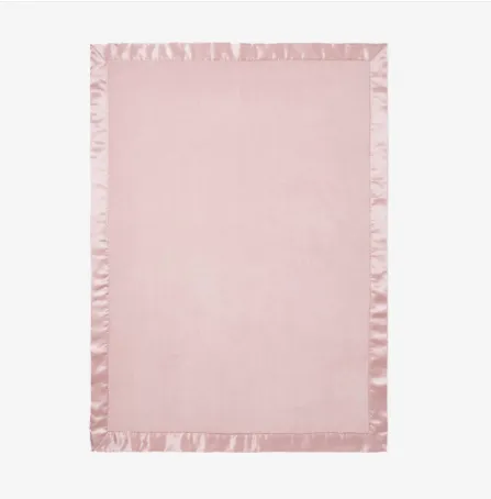 Fleece Baby Blanket {Chalk Pink}