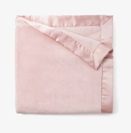 Fleece Baby Blanket {Chalk Pink}