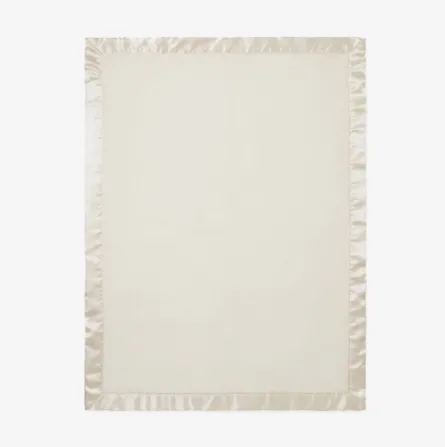 Fleece Baby Blanket {Cream}