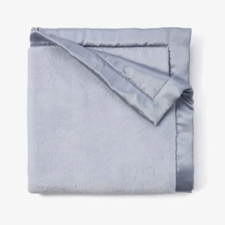 Fleece Baby Security Blanket {Blue}