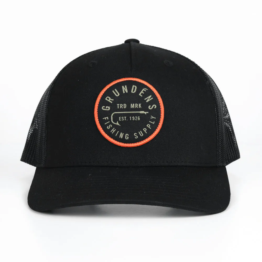 Grundens Hook Trucker Hat - Black