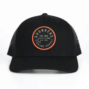 Grundens Hook Trucker Hat - Black
