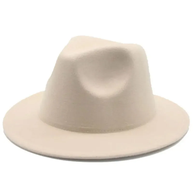 Hat Women Hat Winter Luxury Man Hats for Women Fashion Formal Wedding Decorate Camel Panama Cap Jazz Flat Brim Top Hat