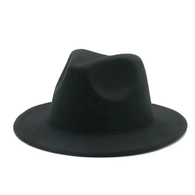 Hat Women Hat Winter Luxury Man Hats for Women Fashion Formal Wedding Decorate Camel Panama Cap Jazz Flat Brim Top Hat