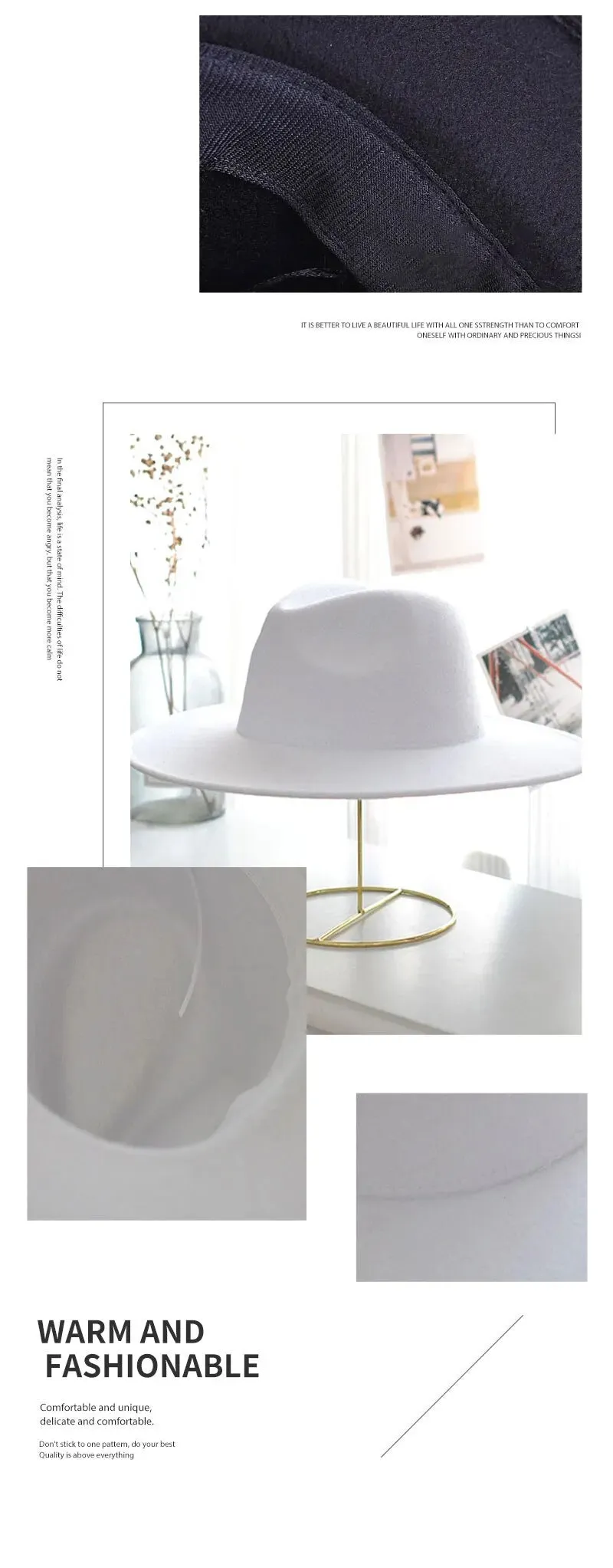 Hat Women Hat Winter Luxury Man Hats for Women Fashion Formal Wedding Decorate Camel Panama Cap Jazz Flat Brim Top Hat