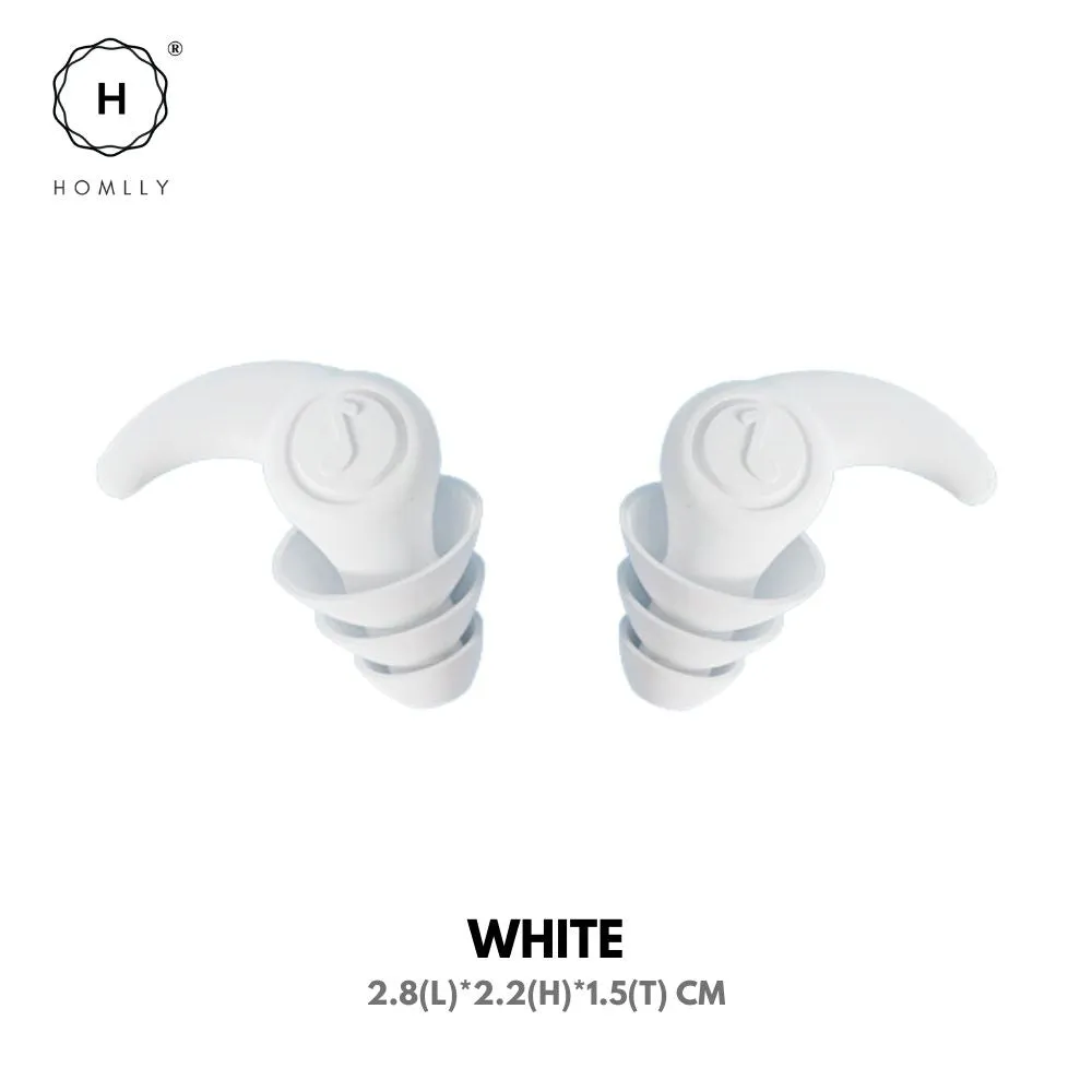 Homlly Three Layers Noise Cancelling Ear Plug with carrying box