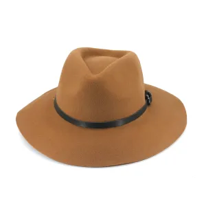 Hudson Felt Fedora - Camel