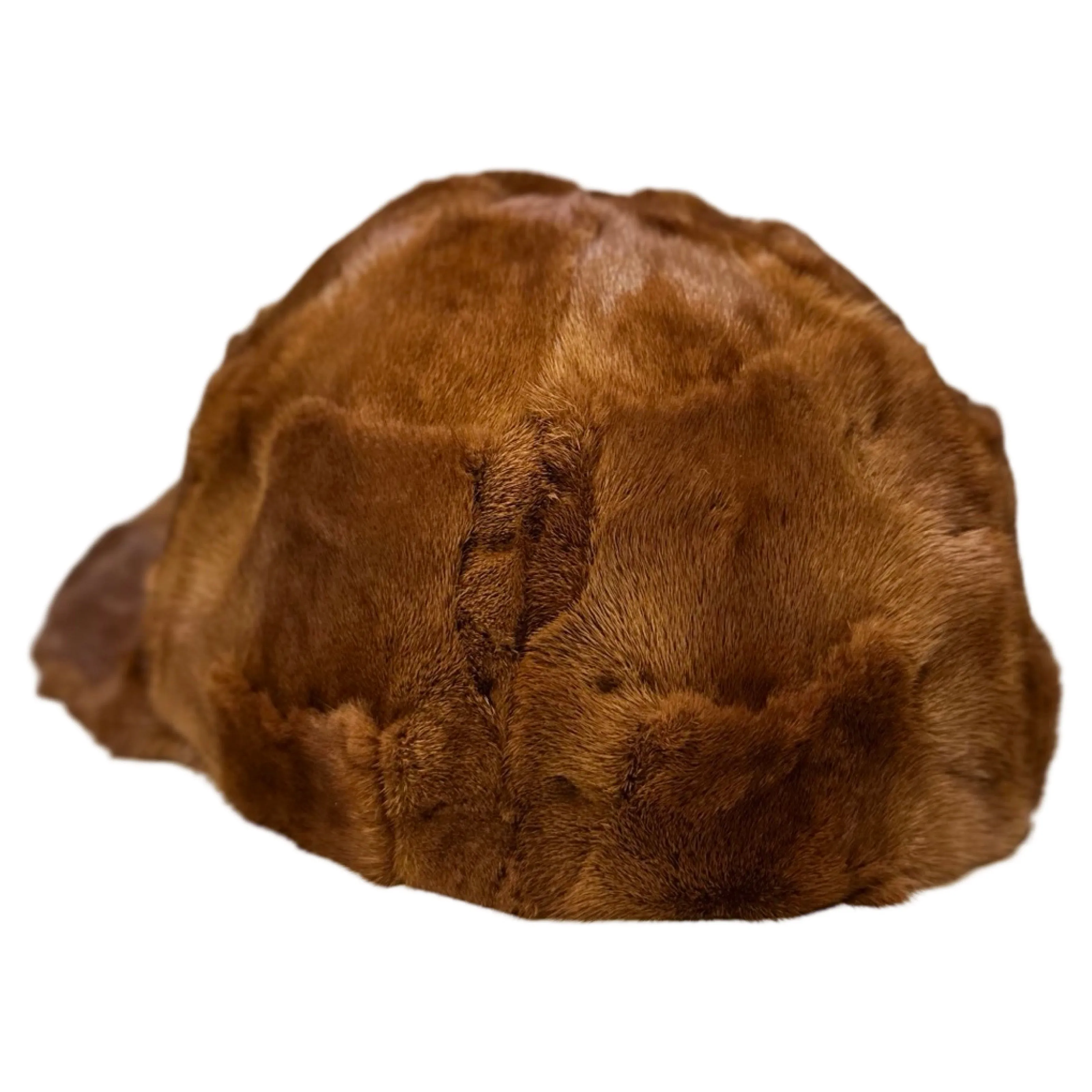 Kashani Whiskey Diamond Cut Mink Baseball Hat