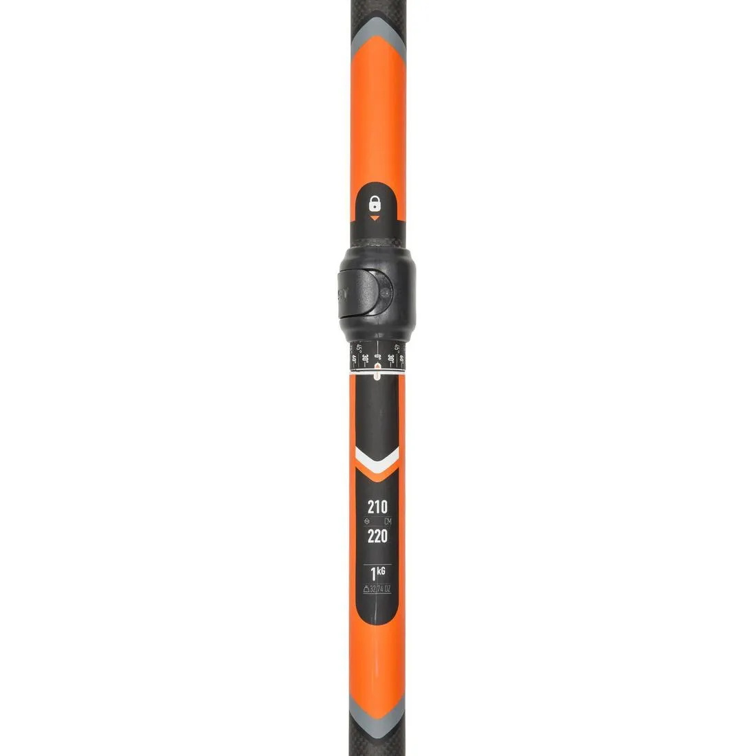 Kayak carbon-plastic separable-adjustable 2-section paddle 210–220cm - X500