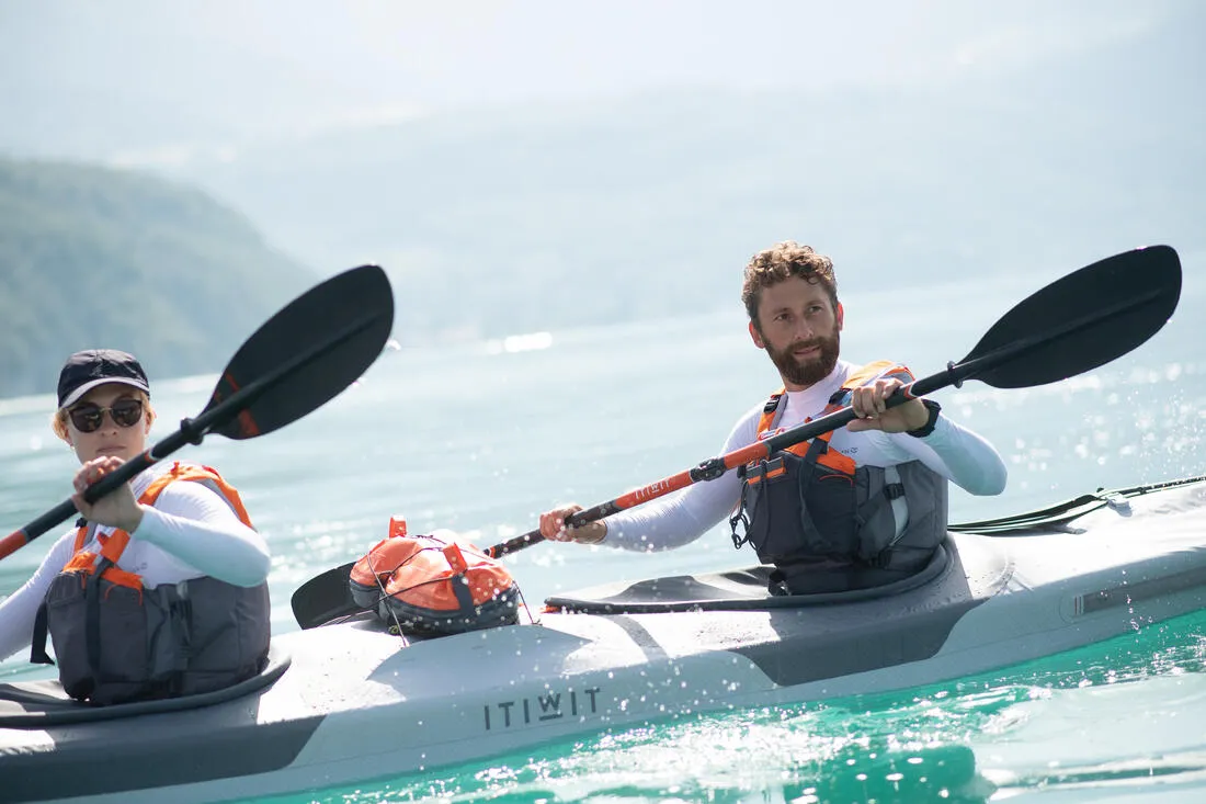 Kayak carbon-plastic separable-adjustable 2-section paddle 210–220cm - X500