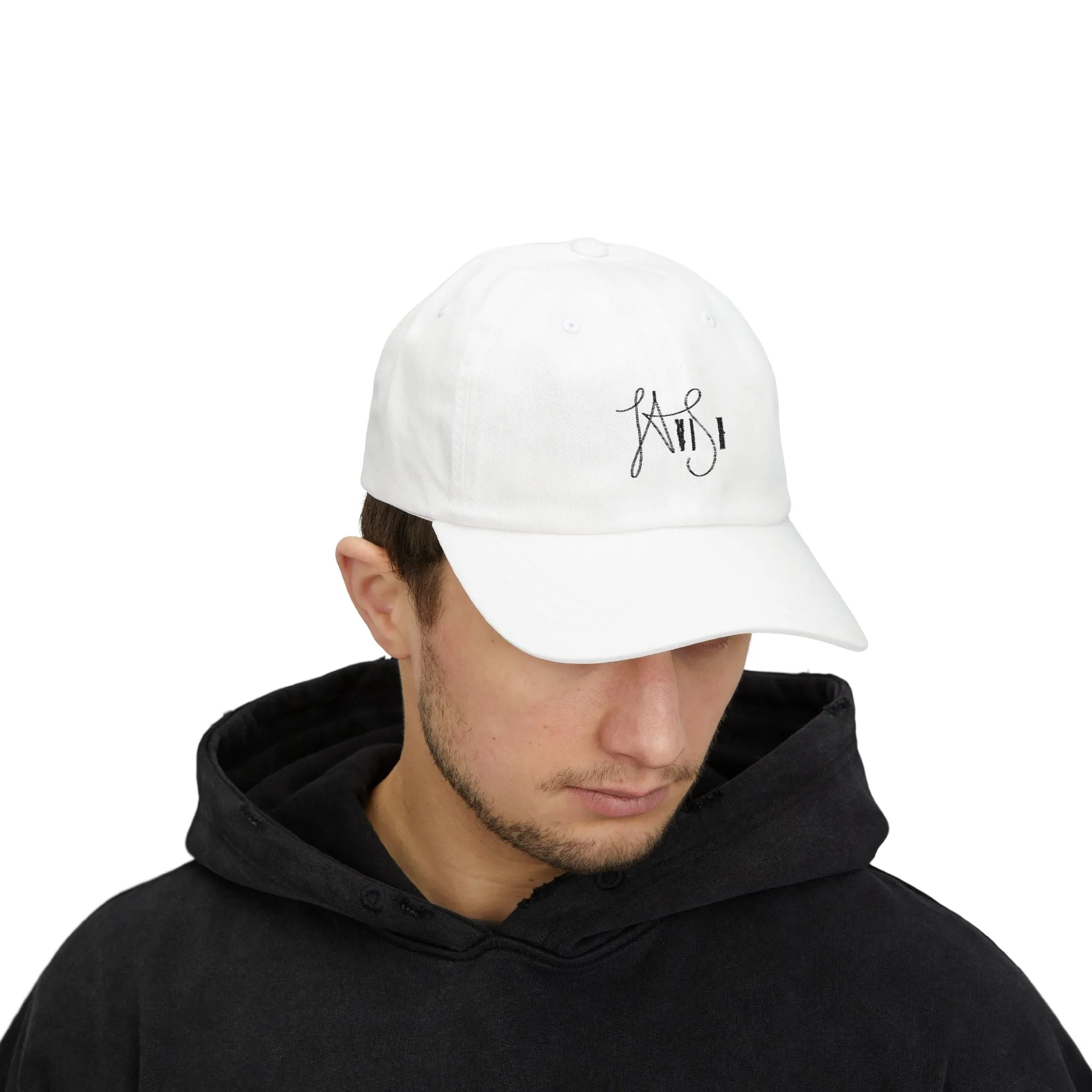Lavish Logo White Classic Dad Cap