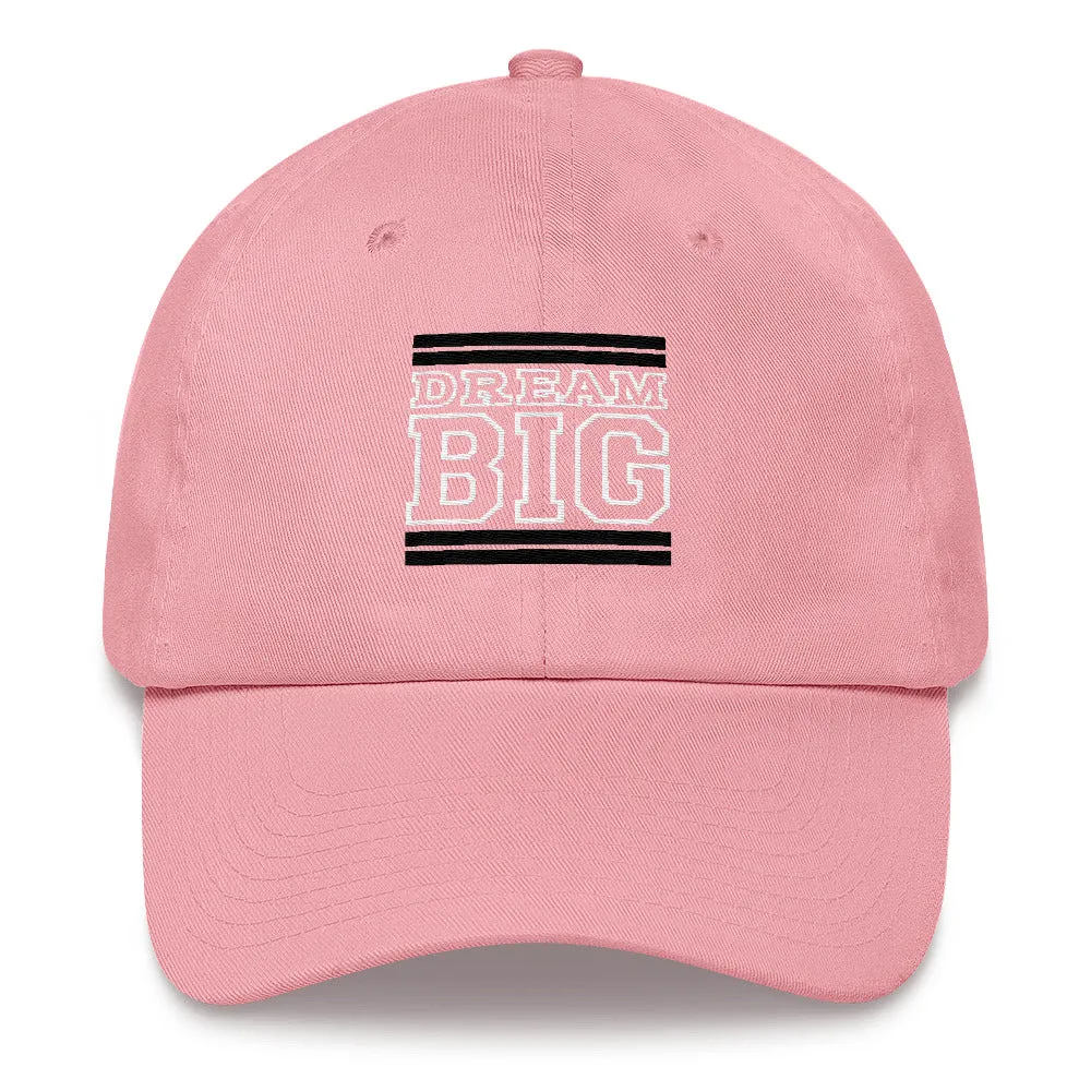 Light Pink Black and White Dad hat