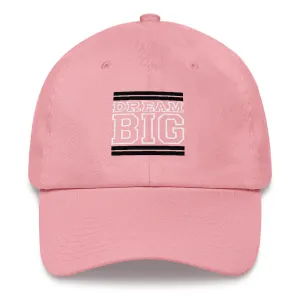 Light Pink Black and White Dad hat