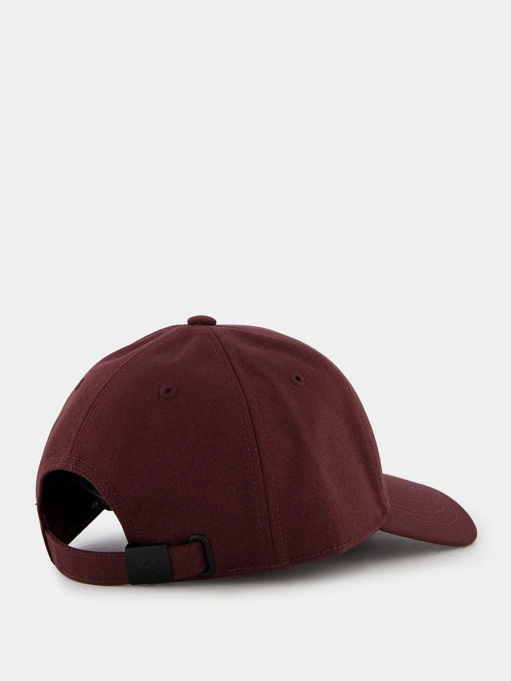 Logo Embroidered Burgundy Cap