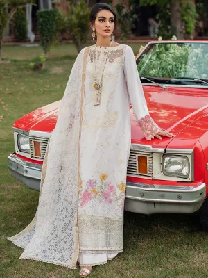 Luxury Edit Winter '22 D#1B | RajBari Fall/Winter Unstitched Luxury Collection 2022 | Unstitched Embroidered Chikankari Suits