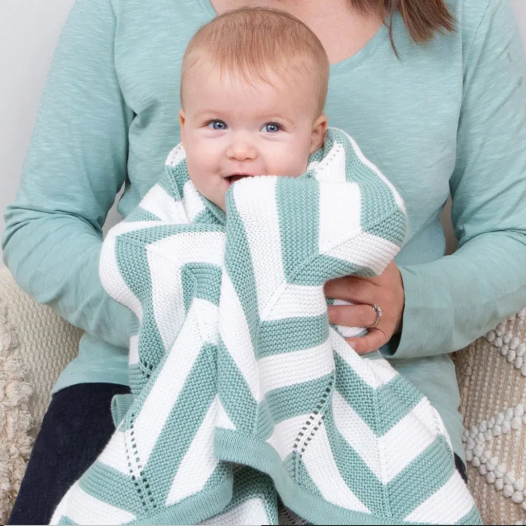 Luxury Neutral Baby Hamper, Organic Baby Outfit And Blanket, Nattou Elephant Soft Toy And Comforter