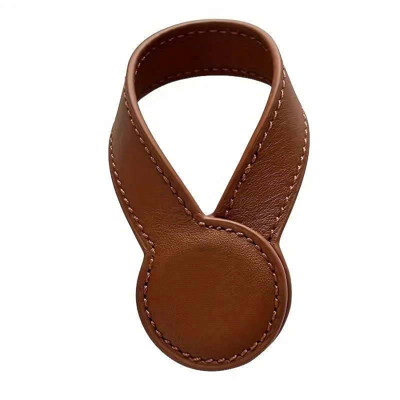 Magnetic Faux Leather Hat Clip – Travel-Friendly Bag & Cap Holder