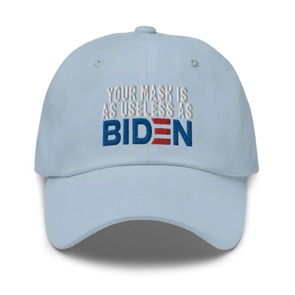 Mask useless as Biden Dad hat