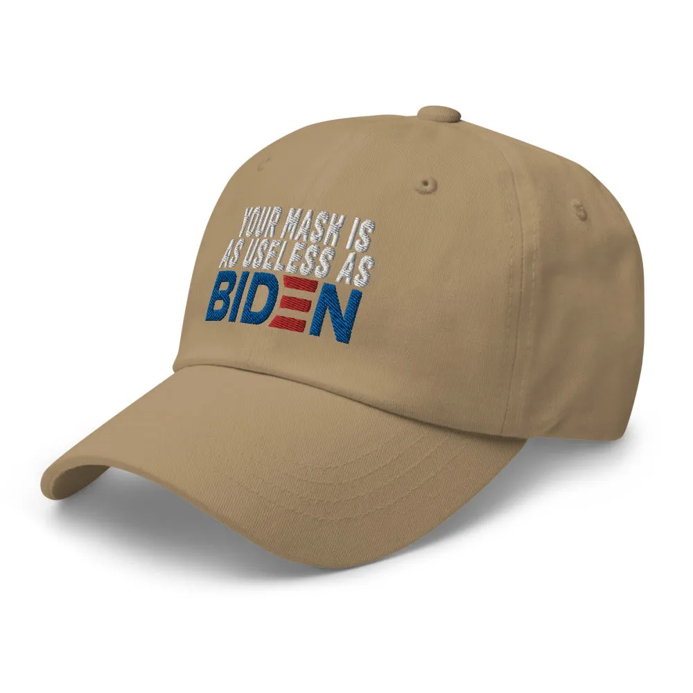 Mask useless as Biden Dad hat