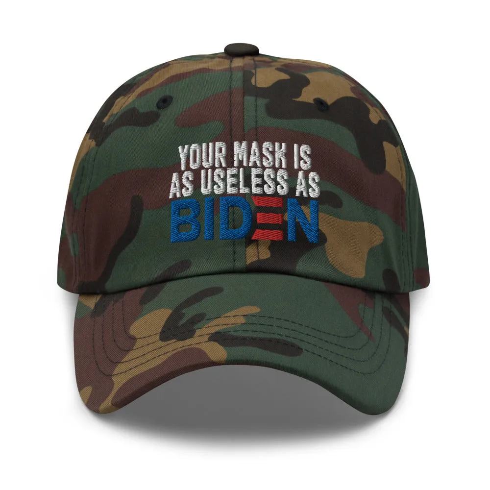 Mask useless as Biden Dad hat