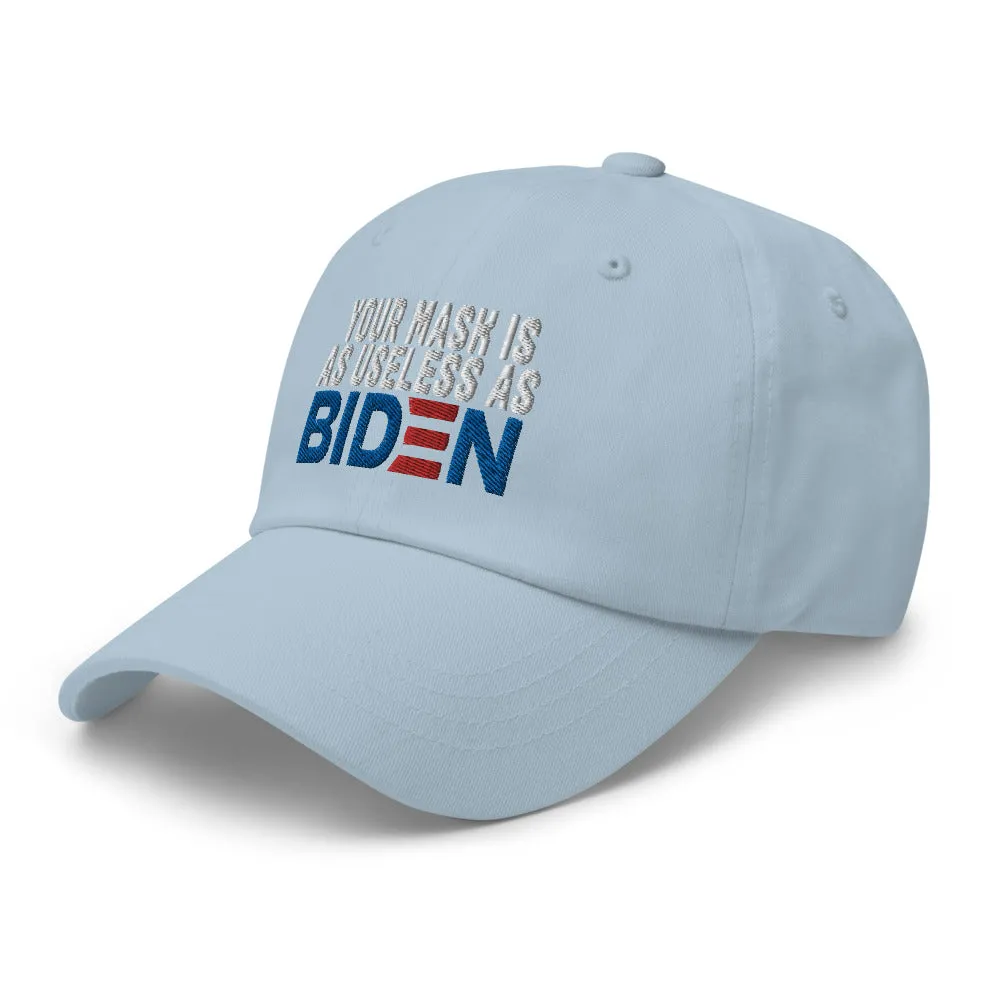 Mask useless as Biden Dad hat