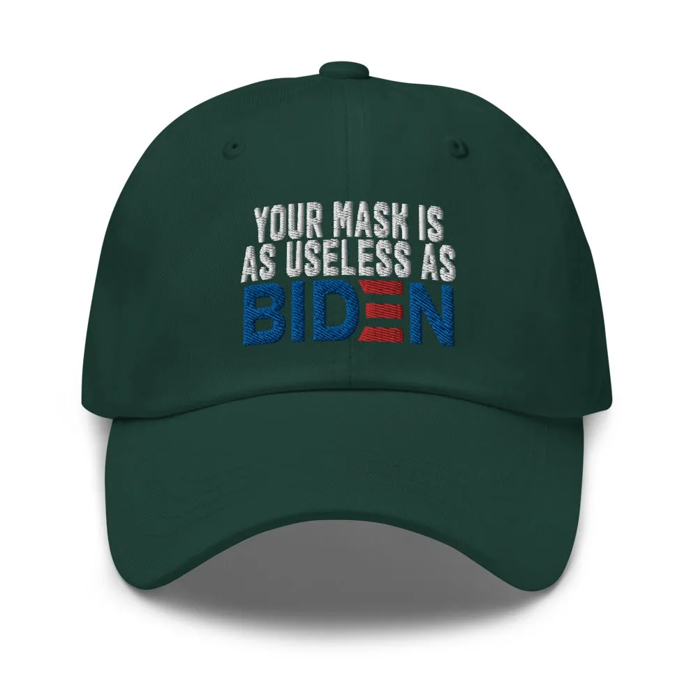 Mask useless as Biden Dad hat