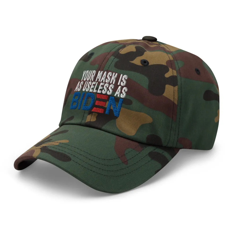 Mask useless as Biden Dad hat
