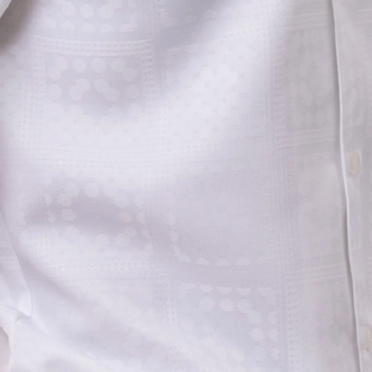 Montique Jet Set Classic in White Men’s Tonal Check Walking Suit
