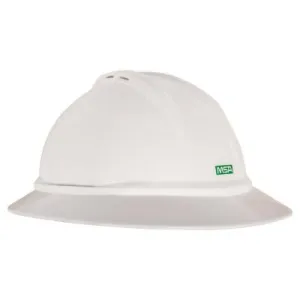 MSA V-Gard 500 Protective Caps, 6 Point Fas-Trac, Hi-Viz Lime Green, 10035213