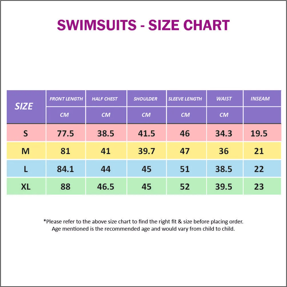 NavyTeal and Fluroscent Knee Length Scuba Swimsuit 1.5mm Neoprene Swimwear for water adventures for Teens and Adults