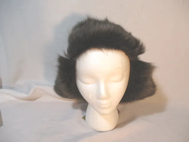 NEW LOLA HATS Aviator Fur Hat Cap Trooper Flap Cossack Trapper BROWN Cosplay
