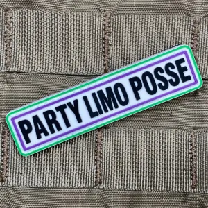 Party Limo Posse PVC Morale Patch