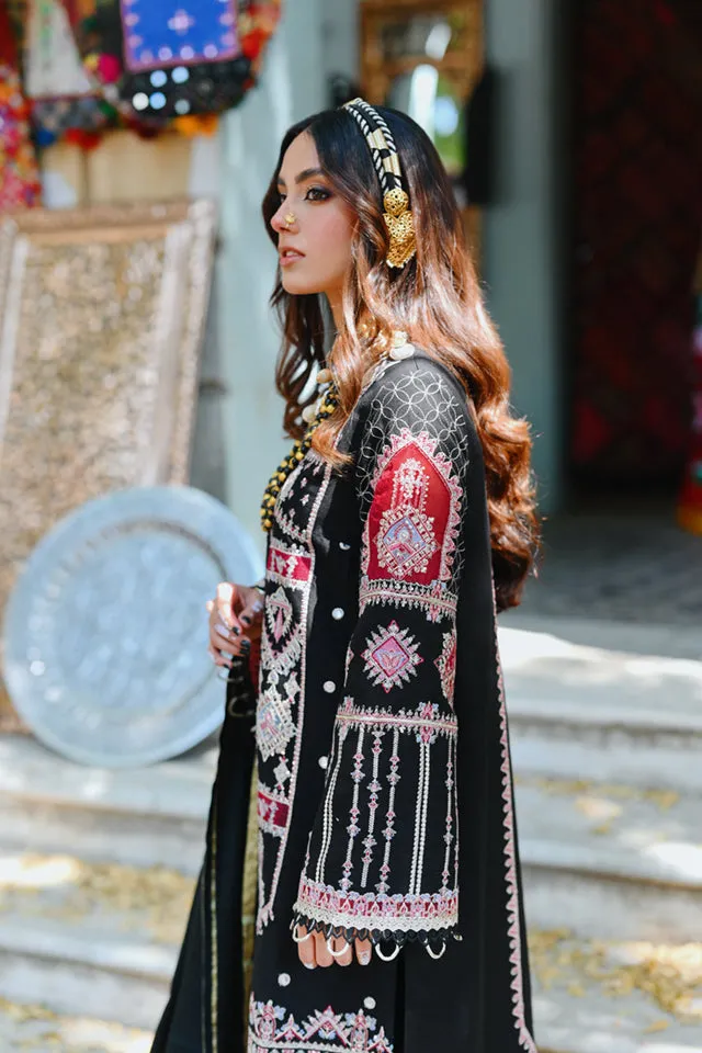 QALAMKAR LUXURY SHAWL COLLECTION’22 | K-02 HARAM
