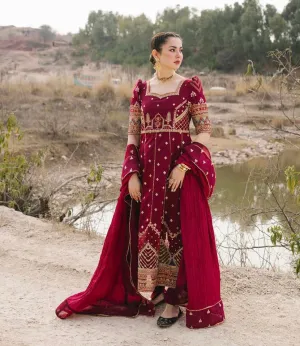 QALAMKAR MIRAHIL | LUXURY LAWN '22 | LEILA-07