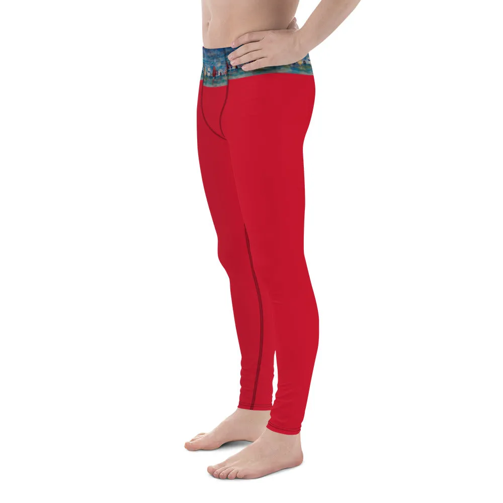 "Spinnaker Party - Red" Men's Leggings