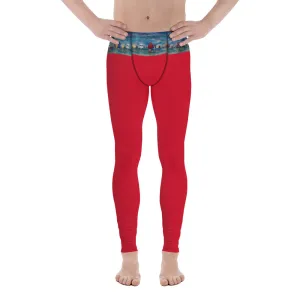 "Spinnaker Party - Red" Men's Leggings
