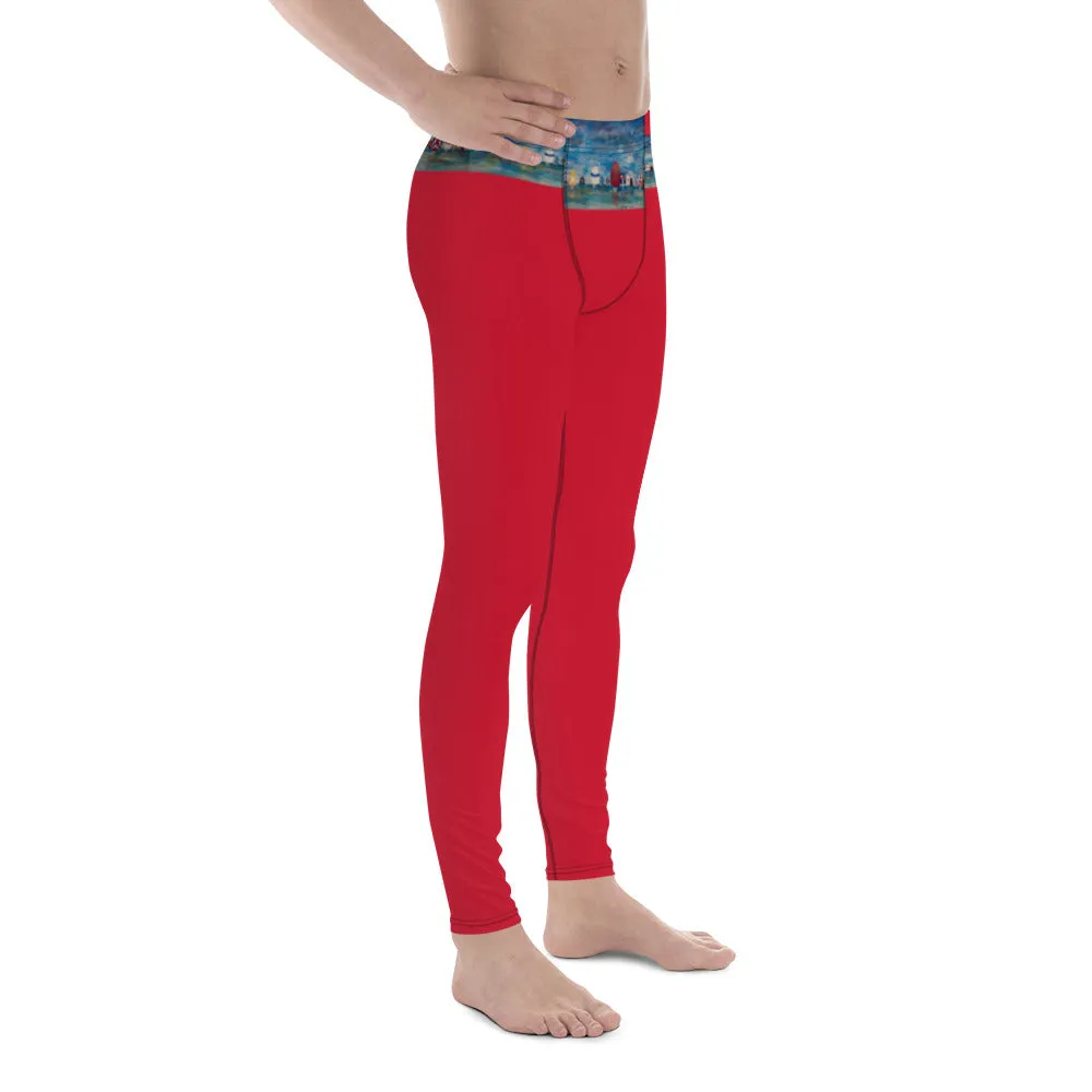"Spinnaker Party - Red" Men's Leggings
