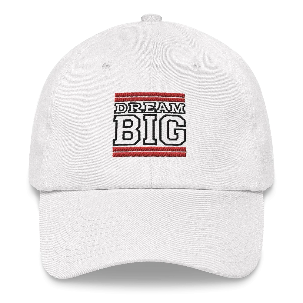 Red and Black Dream Big Lifestyle Dad hat