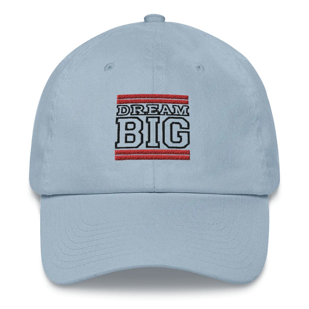 Red and Black Dream Big Lifestyle Dad hat