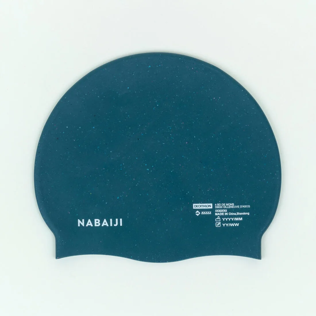 Reg silicone swim cap - One size - Petrol blue
