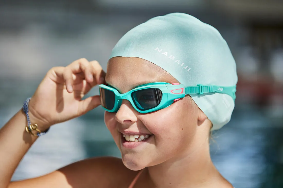 Reg silicone swim cap - One size - Petrol blue