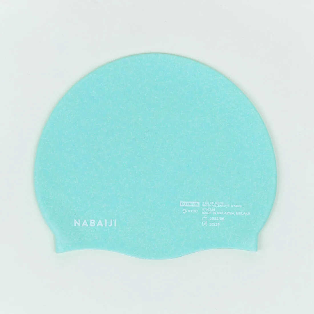 Reg silicone swim cap - One size - Petrol blue