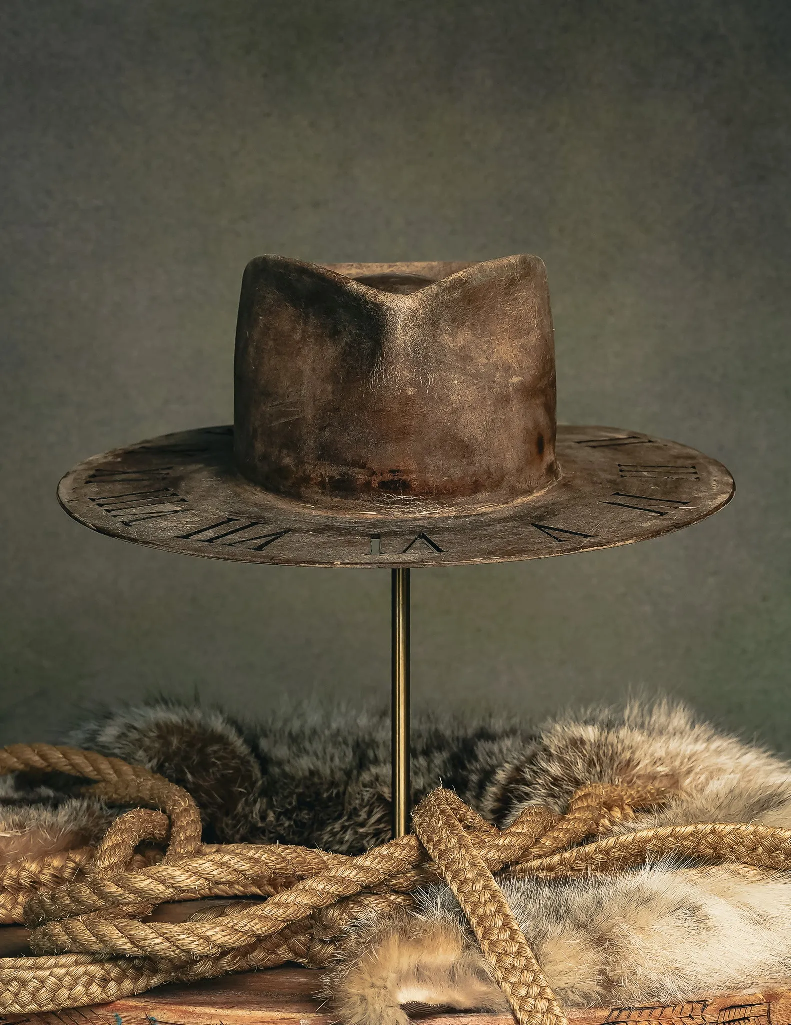 Rustic Clock Hat