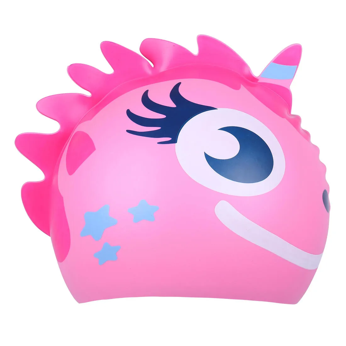SILICONE FORM SWIM CAP - UNICORN