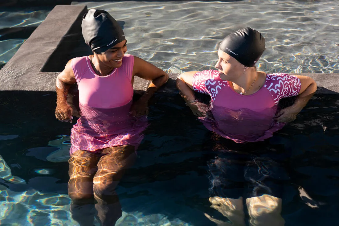 Silicone swimming cap - One size - Long hair