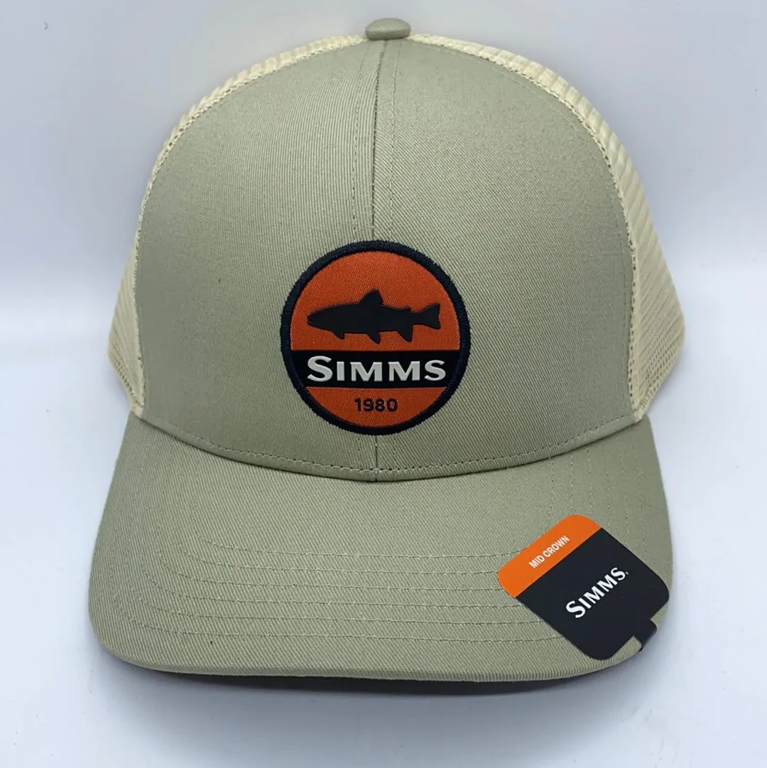 Simms Trout Patch Trucker Cap