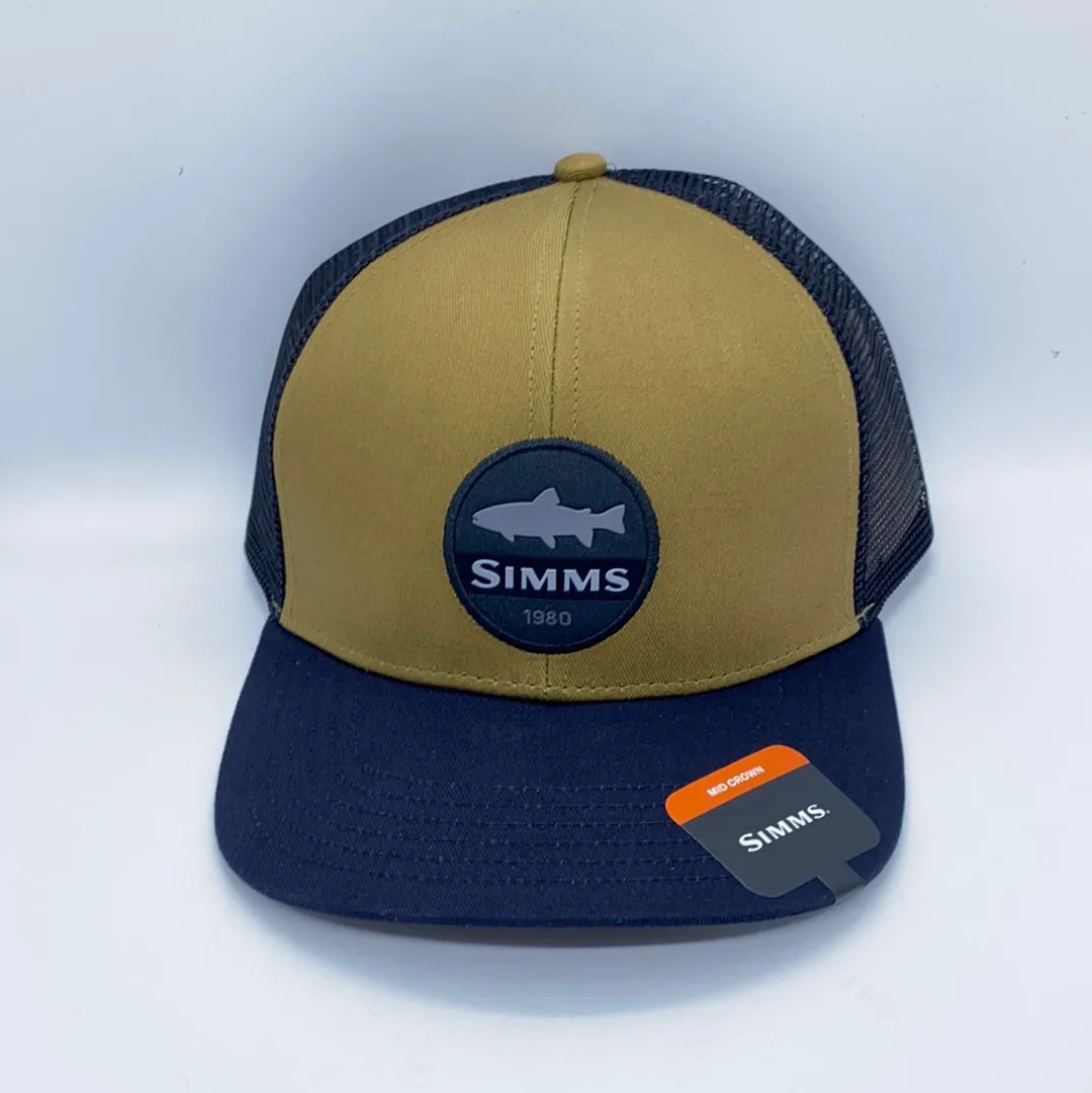 Simms Trout Patch Trucker Cap